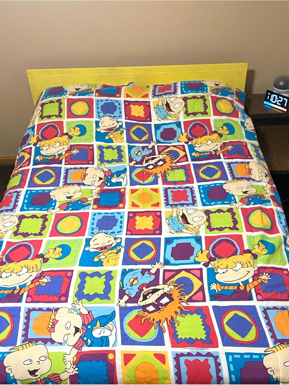 Vintage 90’s Rugrats Twin Size Reversible Comforter